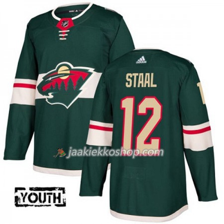 Lapsille NHL Minnesota Wild Pelipaita Eric Staal 12 Adidas 2017-2018 Vihreä Authentic Lapsille NHL Minnesota Wild Pelipaita Eric Staal 12 Adidas 2017-2018 Vihreä Authentic